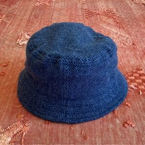 Men’s Hartford wool herringbone bucket hat O/S